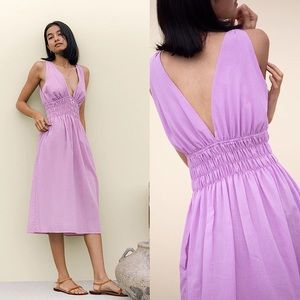 CIAO LUCIA CAPA DRESS LILAC